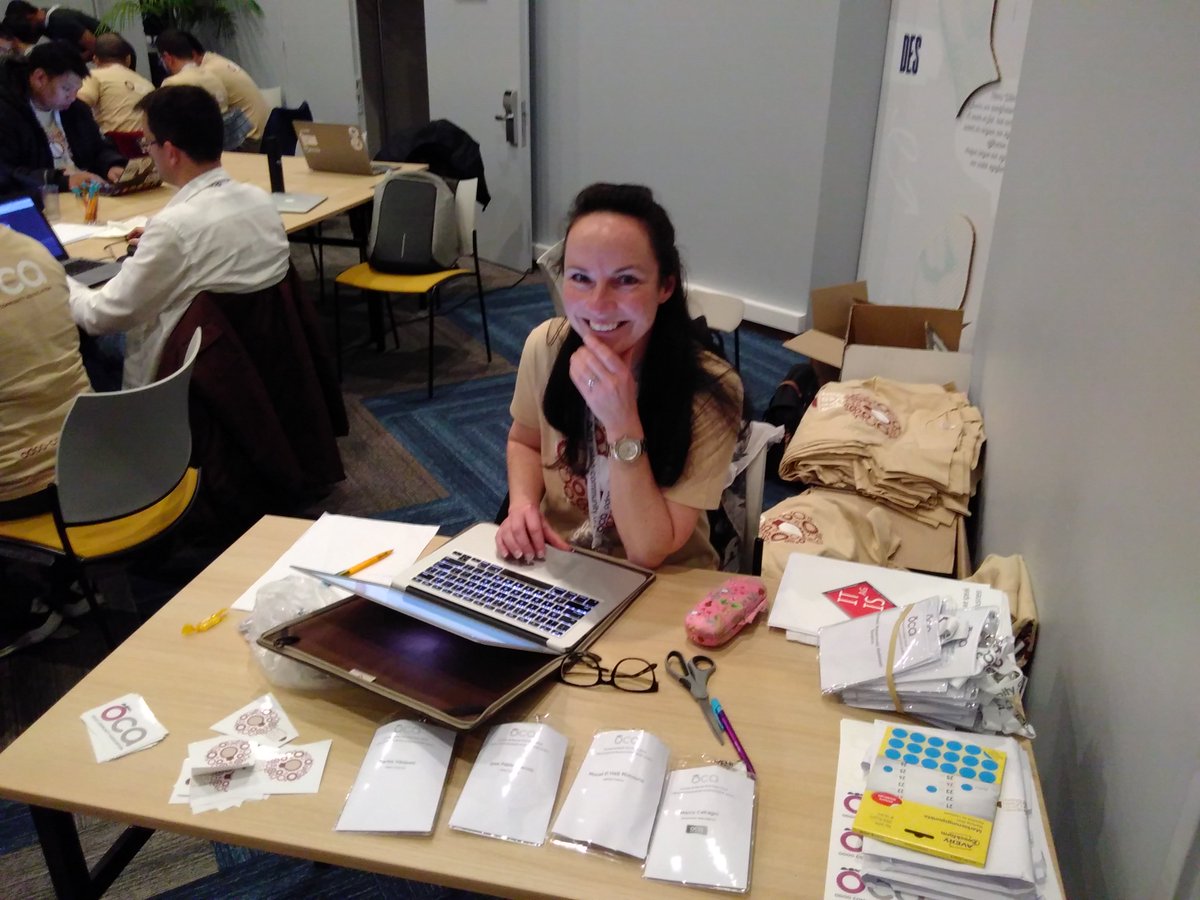 Onestein_ERP's tweet photo. Second day at the OCA Sprint 2018. Working harder and enjoying more. The community is very active and we are seeing a lot of commits, PR's, reviews. Also goodies were handed out. The OCA organization provided great food. Next destination the Odoo Experience 2018. #OCAdays2018 https://t.co/ZWRgnOkD9A