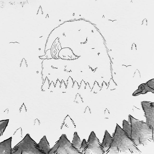 rooi_simonster's tweet photo. Day 2. Tranquil 🌲
.
.
.
#inktober #inktober2018 #tree #tranquil #forest #leaves #friendlymonster #inking #copic #brushpen #micron https://t.co/GAnaNrTXQt https://t.co/xA3vDhJNsS