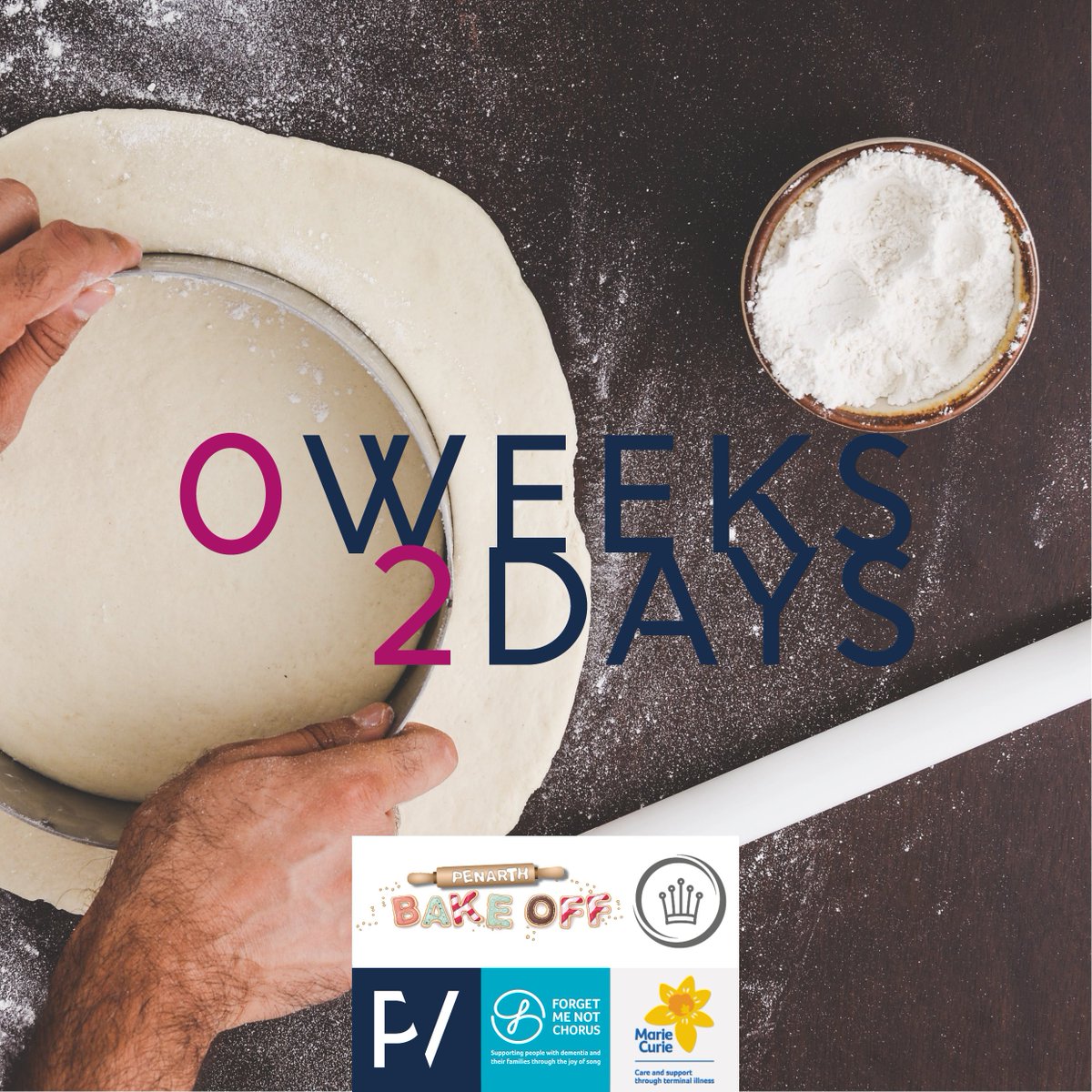 2 DAYS UNTIL THE BAKE OFF...
Have you entered yet?
penarthview.co.uk/penarthbakeoff/
 Headline sponsor for Penarth Bakeoff 2018 is Cleaners Got Talent