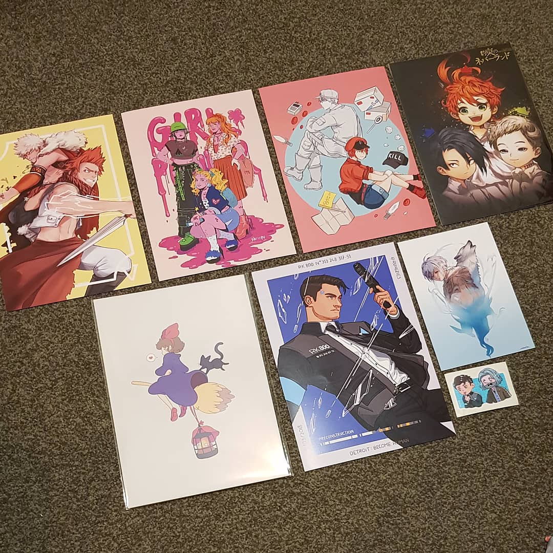 kurikahika's tweet photo. A bit late but Overload loots! Thank you everyone ;u;/
#overloadnz #overload2018 https://t.co/JmyA11onKe