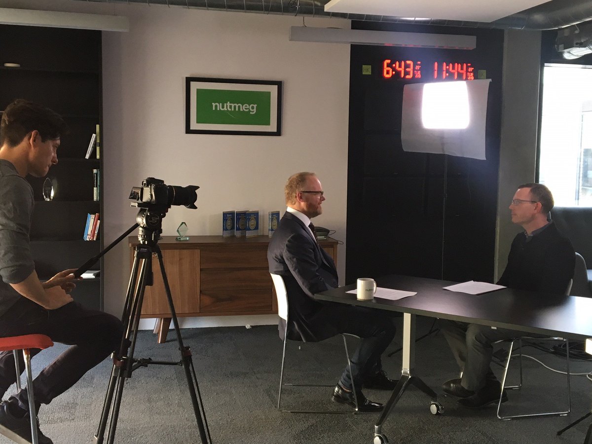 ShaunPort's tweet photo. Filming our latest investor update with the guys from @Level_TV One of my favourite days in the month @thenutmegteam #noscriptrequired #askShaun https://t.co/rPZs2WocyJ