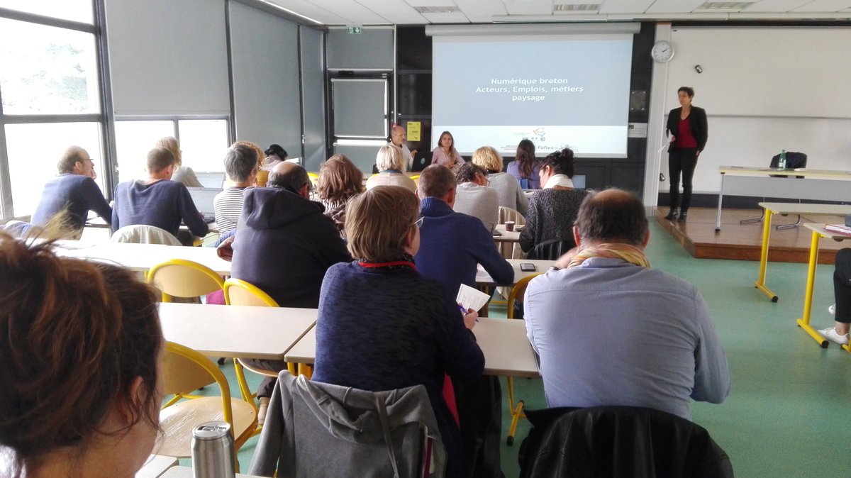 Intervention à venir de super <a href="/MarieCauchyy/">marie_cauchy</a> de @adnouest avec le #GrefBretagne et <a href="/BretagneBDI/">Bretagne Développement Innovation</a> à @ENSIBS Vannes. #emploi #numerique #formation #Bretagne . Go !