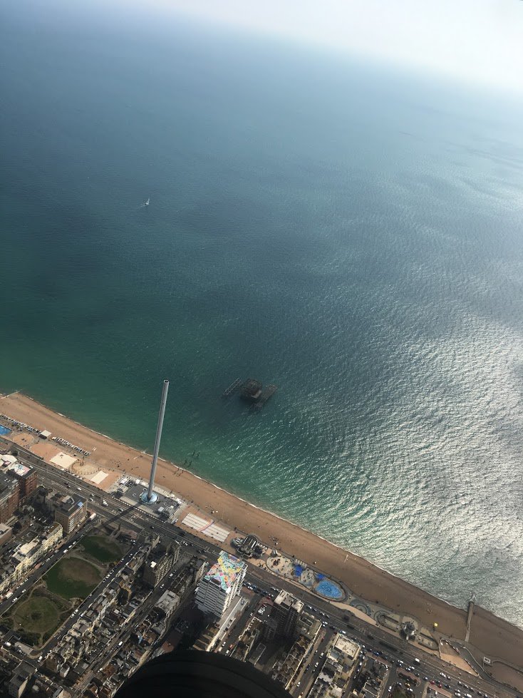 Check out this beautiful #picture taken by our friend Vicky at <a href="/brightonargus/">Brighton Argus</a> as she flew over the city from @brightonairport with <a href="/SFCFlyingClub/">Sussex Flying Club</a>. Go Vicky! ✈️
#spy360 #Brighton <a href="/WestPierTrust/">West Pier Trust</a> <a href="/HolidayInnBtn/">HI Brighton Seafront</a> <a href="/HoveBeachHuts/">Hove Beach Huts</a>