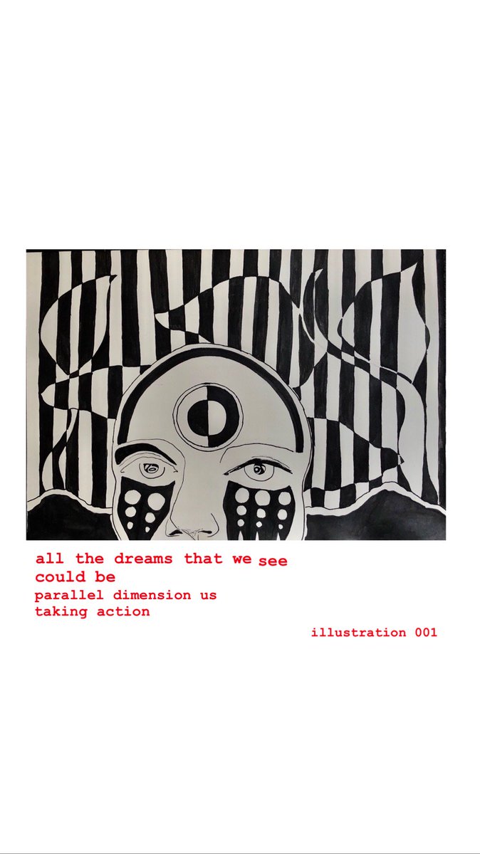 daryasava's tweet photo. all the dreams that we see
could be
parallel dimension us
taking actions

#ink #illustration #001 https://t.co/3RfcqbV8cW