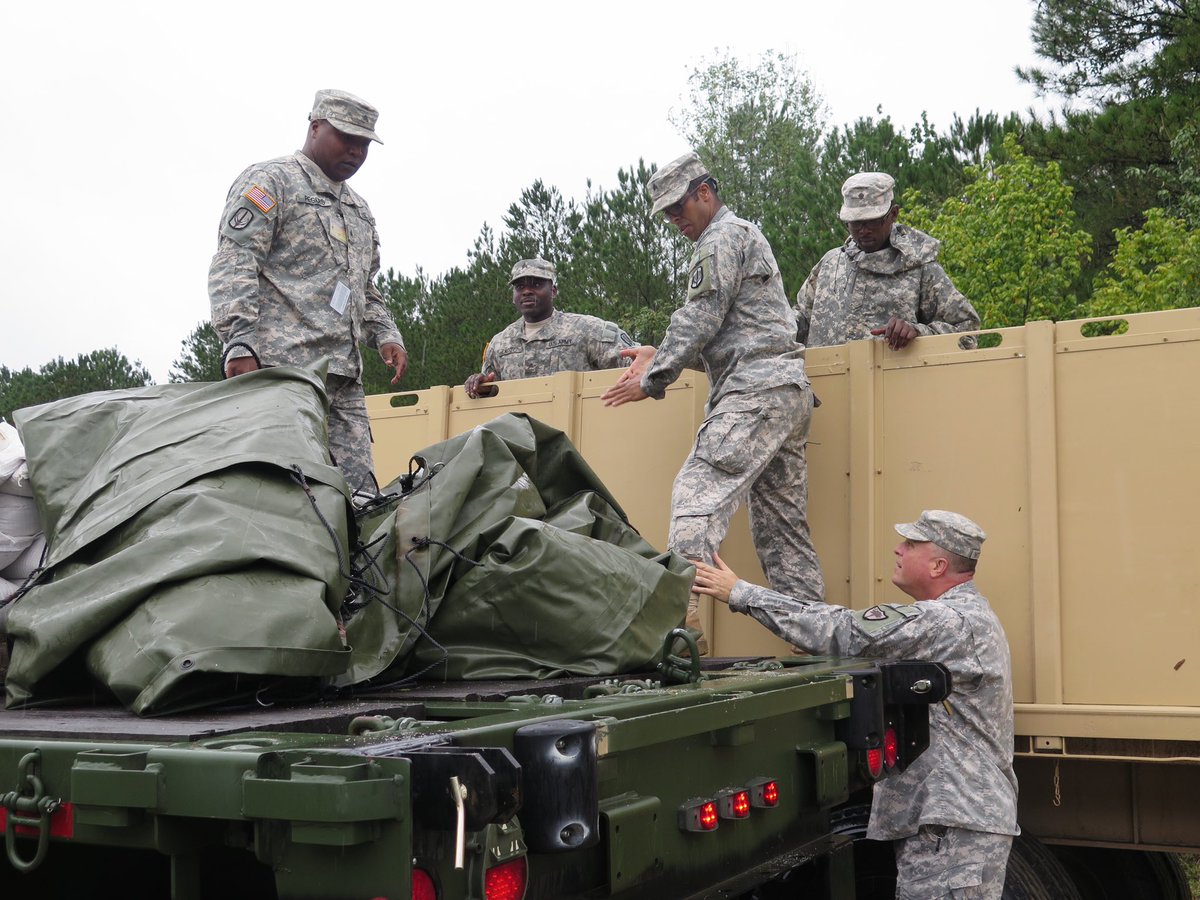 SCNationalGuard's tweet photo. Looking back beginning Oct. 1, 2015, unprecedented rain impacts #SC resulting in what was called a 1,000 year flood. At the peak, over 4,000 #SCGuard Soldiers &amp; Airmen answered the call for #TeamSC. #AlwaysReady #SCFlood https://t.co/eDYX9BMW0J
