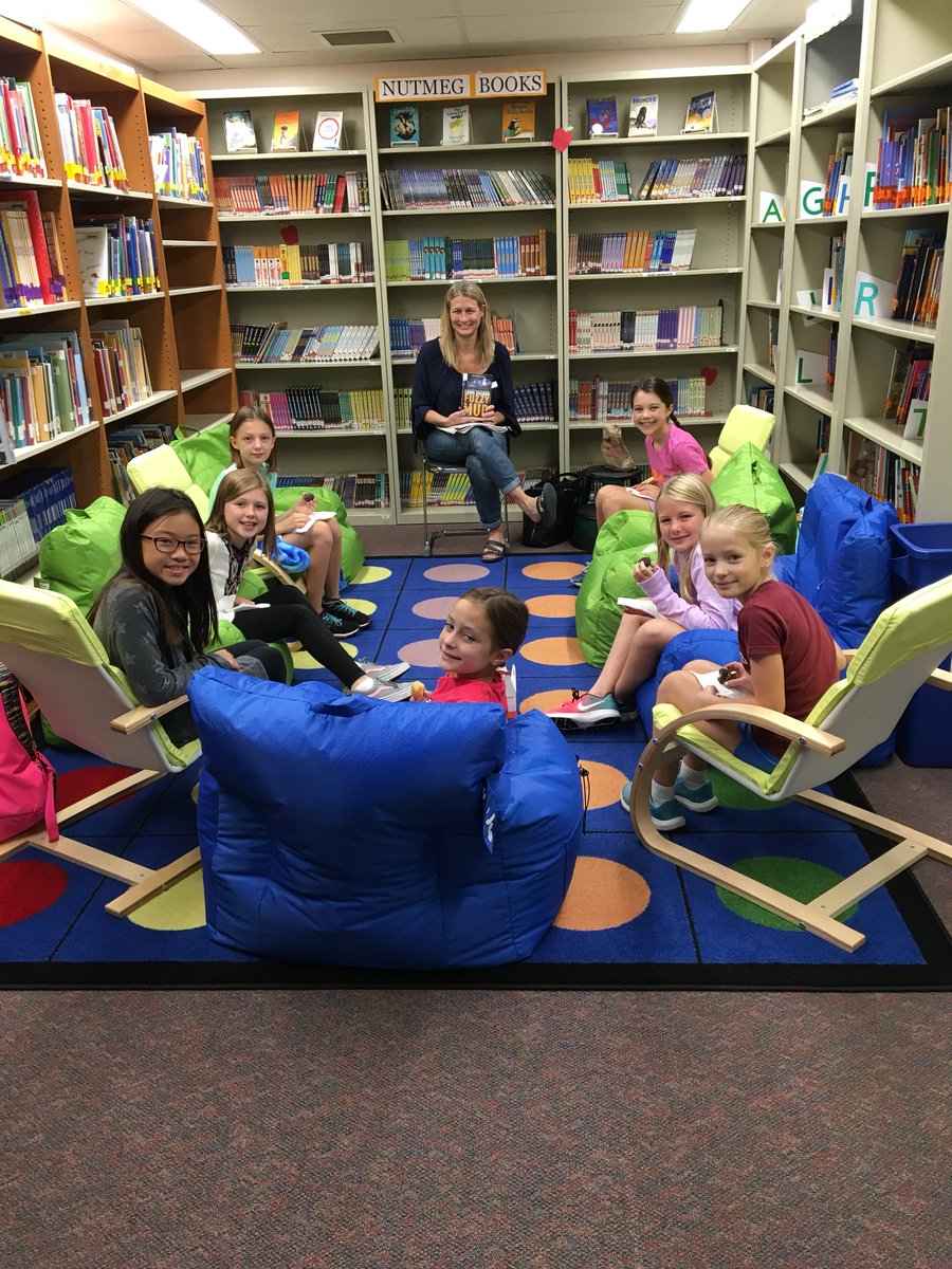 Nutmeg Books with our grade four girls - well under way!