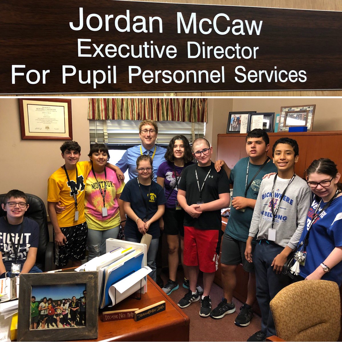 _pdepalma's tweet photo. Of course we had to visit @DirectorofPPS before going shopping for the McCawfee Cart!@mswegener @AmesChiefs https://t.co/neNYbDrkr5