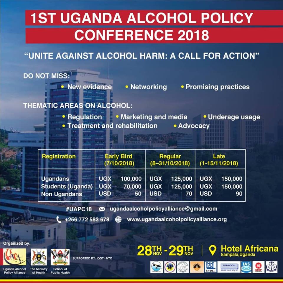 Uganda Alcohol Policy Alliance tweet media
