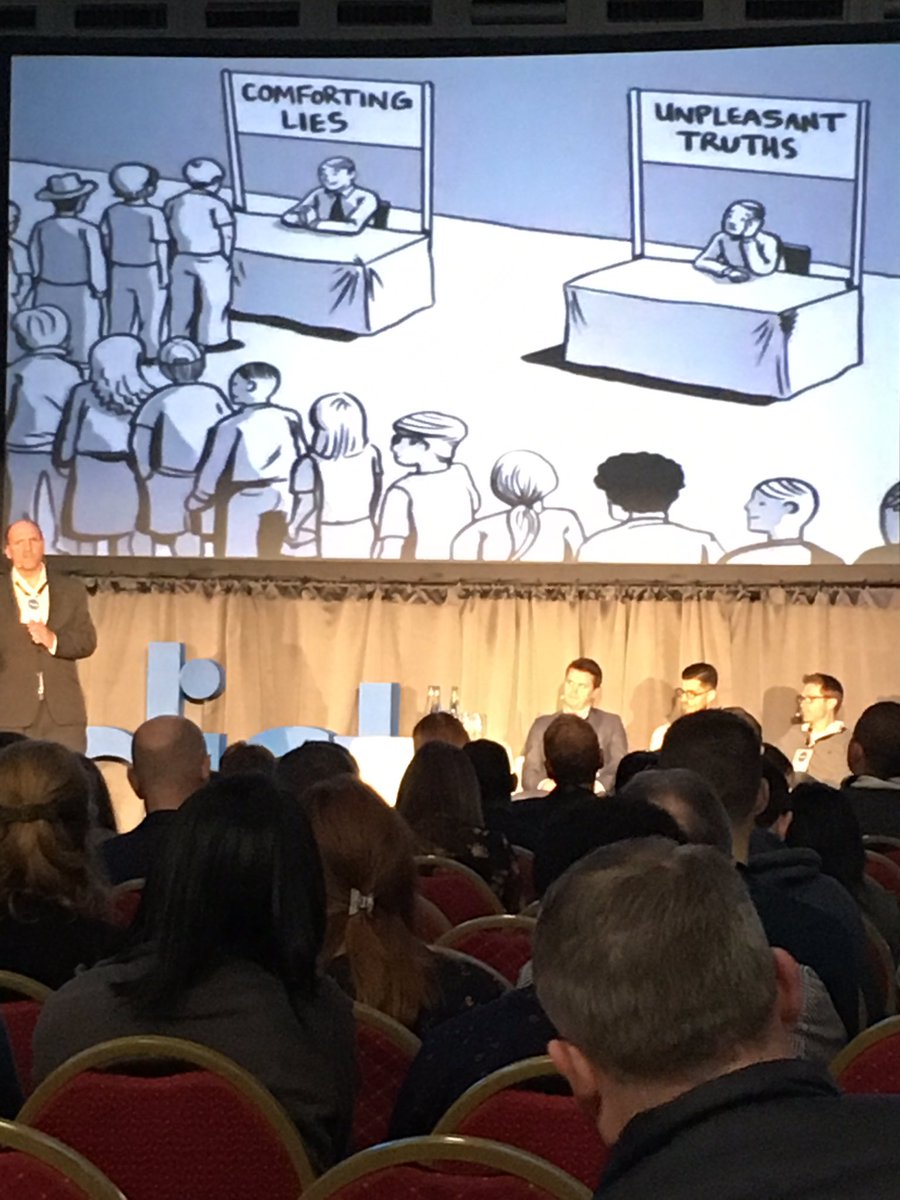 LauraEnnis91's tweet photo. Interesting discussion of the societal impacts of #GDPR and privacy laws at #PredictConf 
#privacy #transparency #trust #design https://t.co/6MAu6nlGRy