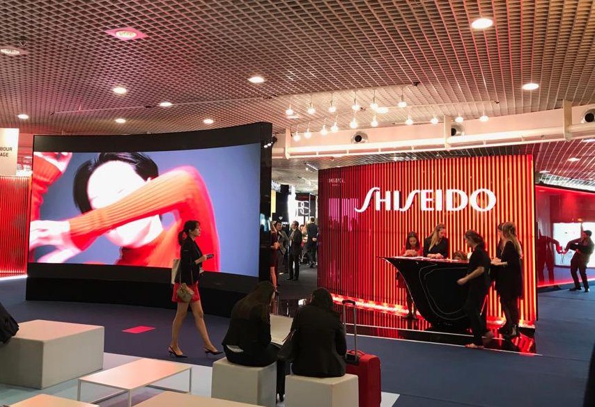 LBLTravelRetail's tweet photo. Beautiful exhibition stand of @ShiseidoUSA at @TFWAnews @CannesPalais !

#taxfree #taxfree2018 #TFWA #dutyfree #shiseido #lbltravelretail https://t.co/6Gzi7crTsG