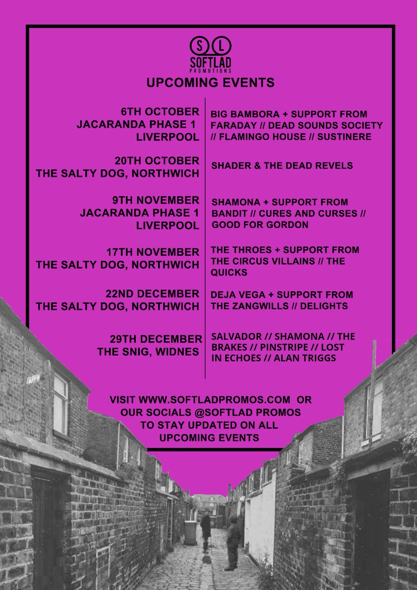 Heres our upcoming email events up to the new year. Hope to see you at any of them.
