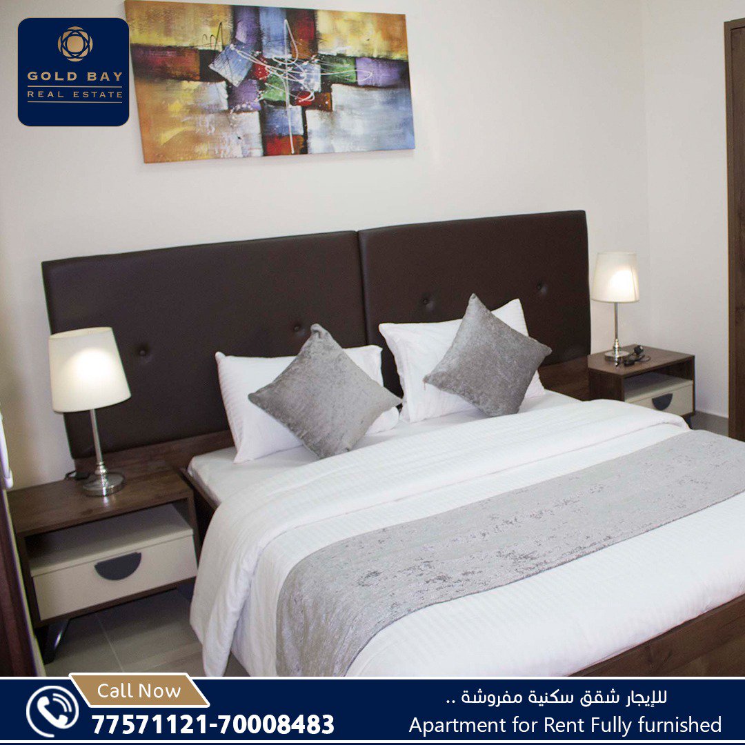 GoldBayProperty's tweet photo. .للإيجار #شقق سكنية مفروشة بمنطقة الدوحة الجديدة بــ 4500 ريال فقط 
#Great_opportunity For one #week only.
#Flats For Rent in Doha Jadeed.
• 1BHK fully-furnished - Price 4,500 QR.
• Limited units available, Call Now:70008483 - 77571121.
#خليج_الذهب_للعقارات #goldbay_realestate https://t.co/Wy04rHGvXs