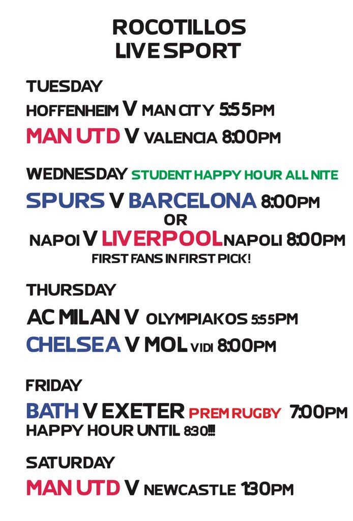 This weeks line up at R2....