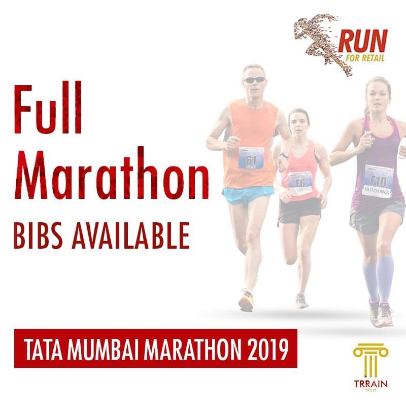 TRRAINindia's tweet photo. Get a Full Marathon Bib and help create livelihood in retail for #PeopleWithDisabilities. Write to us for @TataMumMarathon bibs at info@trrain.org.
#TRRAIN #TataMumbaiMarathon #TMM #TMM2019 #RunForRetail #Marathon https://t.co/Pa891xEyyu