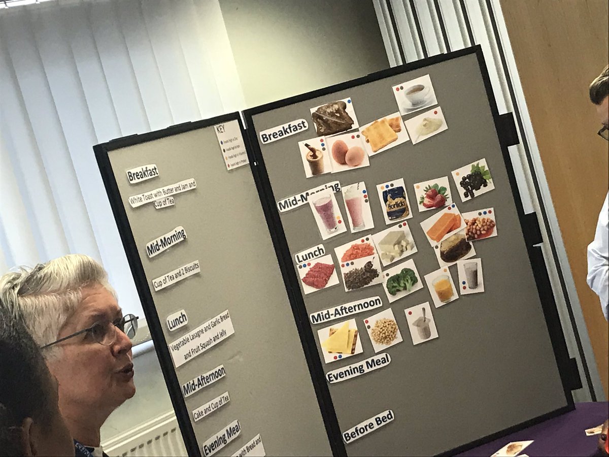 Vittoria_Romano's tweet photo. More fun with #joecorcoran playing our higher or lower game &amp; #laurenstrathearn &amp; @BDA_olderpeople #jaynewells finding suitable swaps to ⬆️ #zinc #protein #iron #VitaminC #pressureulcermanagement #malnutitionawarenessweek #PUFFINs @ccs_nhst @FoodieFranRD @NHS_ELFT @NHS_LCCG https://t.co/g14dYWKz6q