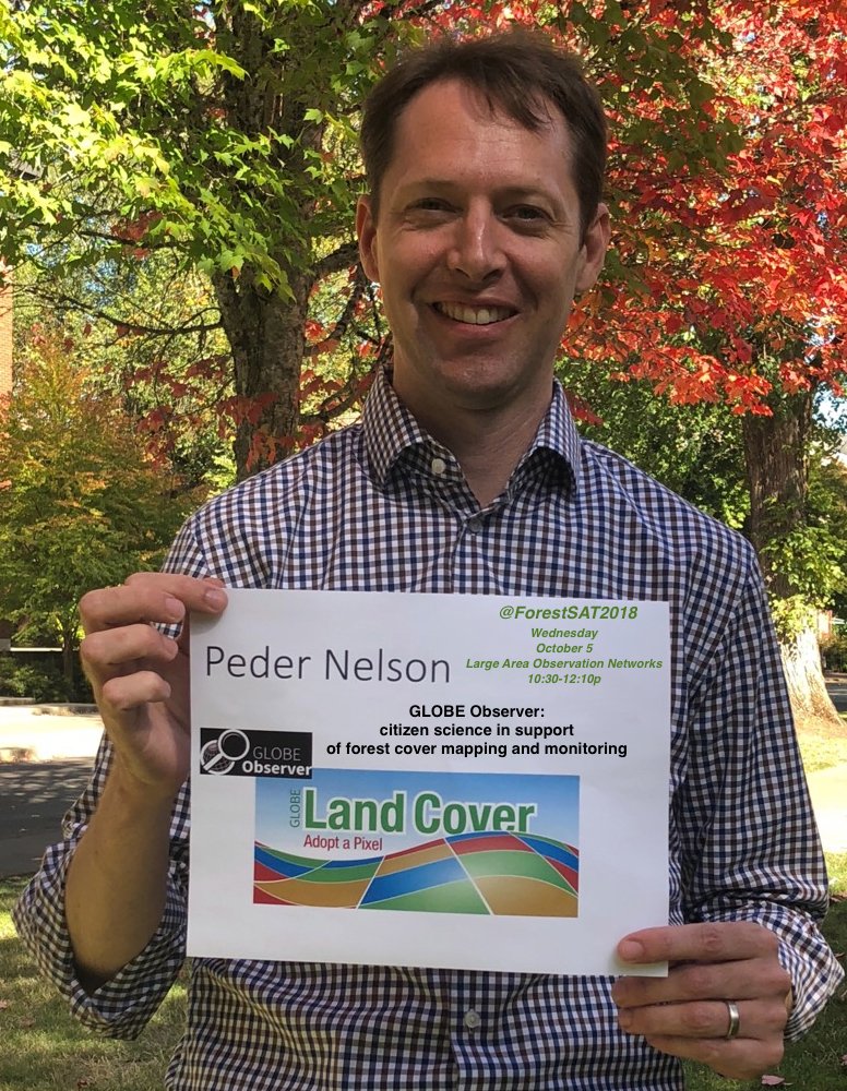 pedervnelson's tweet image. Are you @ForestSAT2018 and need a reason to take a quick break outside? Download the free #NASA #globeobserver app, take a walk, and #photo capture the #LandCover and #UMD #trees. Join me Wed (10/3) morning for my presentation on #forest #citizenscience (SalonG 1030-1210p)#NASAGO