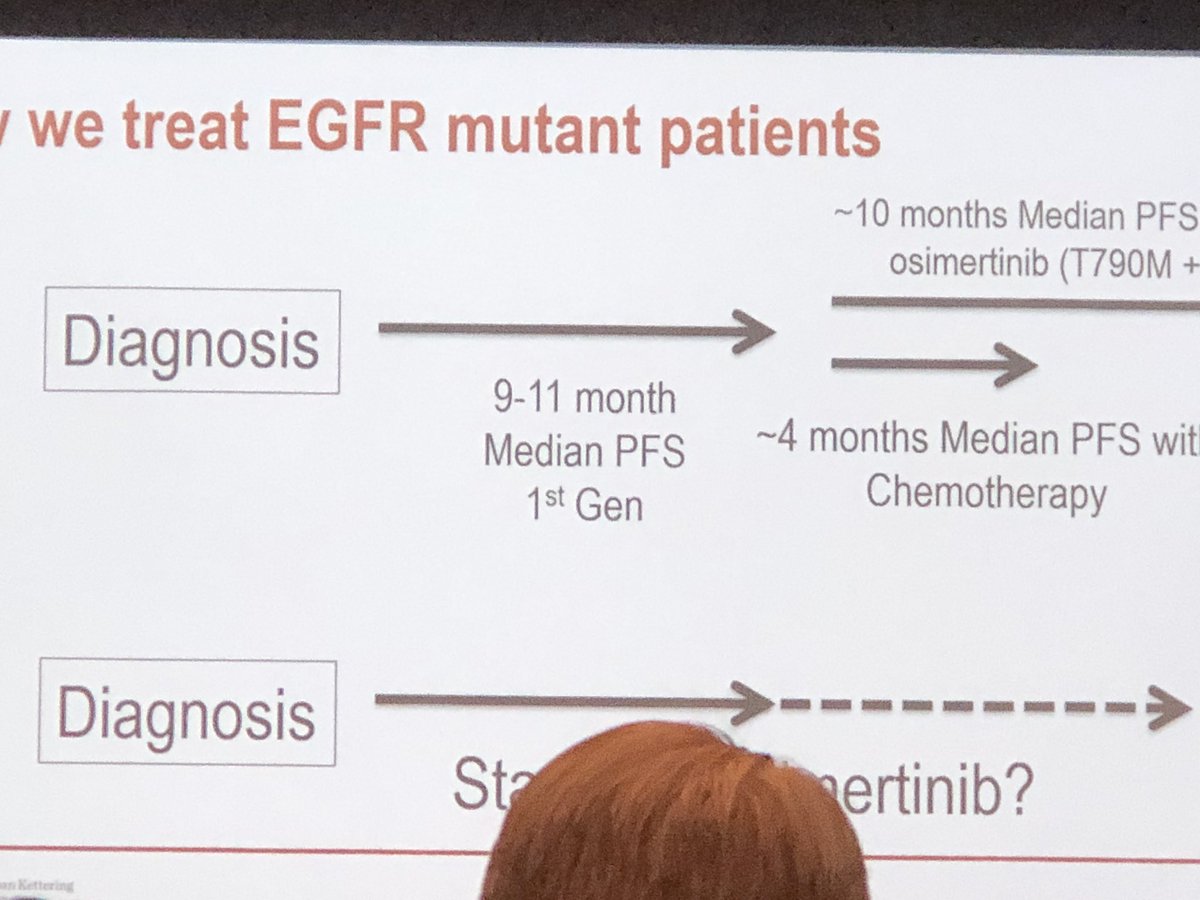 DrDonaldHarvey's tweet photo. Great reminders from @RielyMD that 1. Not all resistance from 1st gen EGFR TKIs is T790M 
2. OS data pending post osimertinib
@NCICTEP_ClinRes #EarlyDrugDevelopment2018 https://t.co/xIy2zwPn4Y