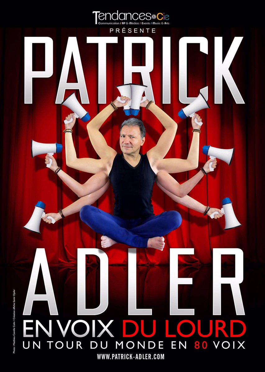 Tendancesetcie's tweet photo. Patrick Adler en Voix du Lourd !!!
Spectacle en tournée toute l’année / #infos / #bookingartist / #spectacles : booking@tendances-agency.com #comitedesfetes #humour #humoriste #festivalhumour #imitateur #comique #cabaret #comitedesfetes #salledesfetes #sallesdespectacles https://t.co/jABGFJ1kXN