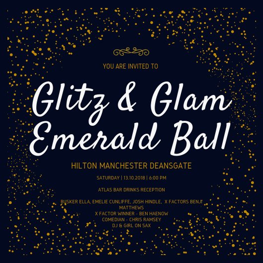 There's less than 2 weeks to go until @Green_Cloud_IT's fabulous @EmeraldBallMcr! It should be a great night, with a fantastic lineup, all in support of Royal Manchester Children's Hospital Charity. There's limited tables available, so don't miss out! 💚