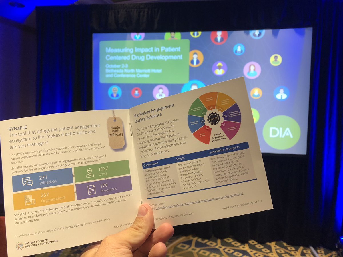 nbrooke's tweet photo. @DrugInfoAssn again today. Will be presenting with @Roslyndoc and @TO_dpr- @PFMDwithPatient on metrics for #patientengagement in medicines development. Happy to recognise faces of people I like and are engaged to share the day with https://t.co/xJFsCCAchn