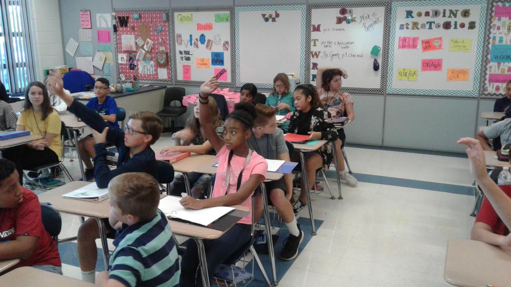 NorthernStars7's tweet photo. Discussing today's #WeekOfRespect scenarios #northernstarsteam #NBCmiddle https://t.co/bI4u5akBZ1