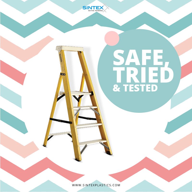 sintex_india's tweet image. Your #safety is our primacy, with this as our #priority the #FRPladders by #Sintex are manufactured as per international #OSHA specifications.