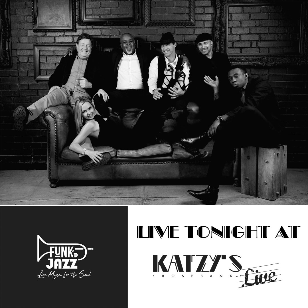 Katzys_Rosebank's tweet photo. Come down to the sounds of @FunkDJazz at Katzy's tonight.
Perfect blend of all things uber hip ’n jazzy, infused with plenty of spunky funk, colourful acid soundscapes, sizzling swing &amp; deep soulful groove.

#Food #LiveMusic #Rosebank #Musicians #Soulful #Groove #Whiskey #Wine https://t.co/AIferOggaM