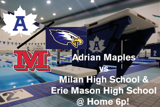 Come out and support your Lady Maples as they take on Milan High School and Erie Mason High School! 6p! #GoMaples