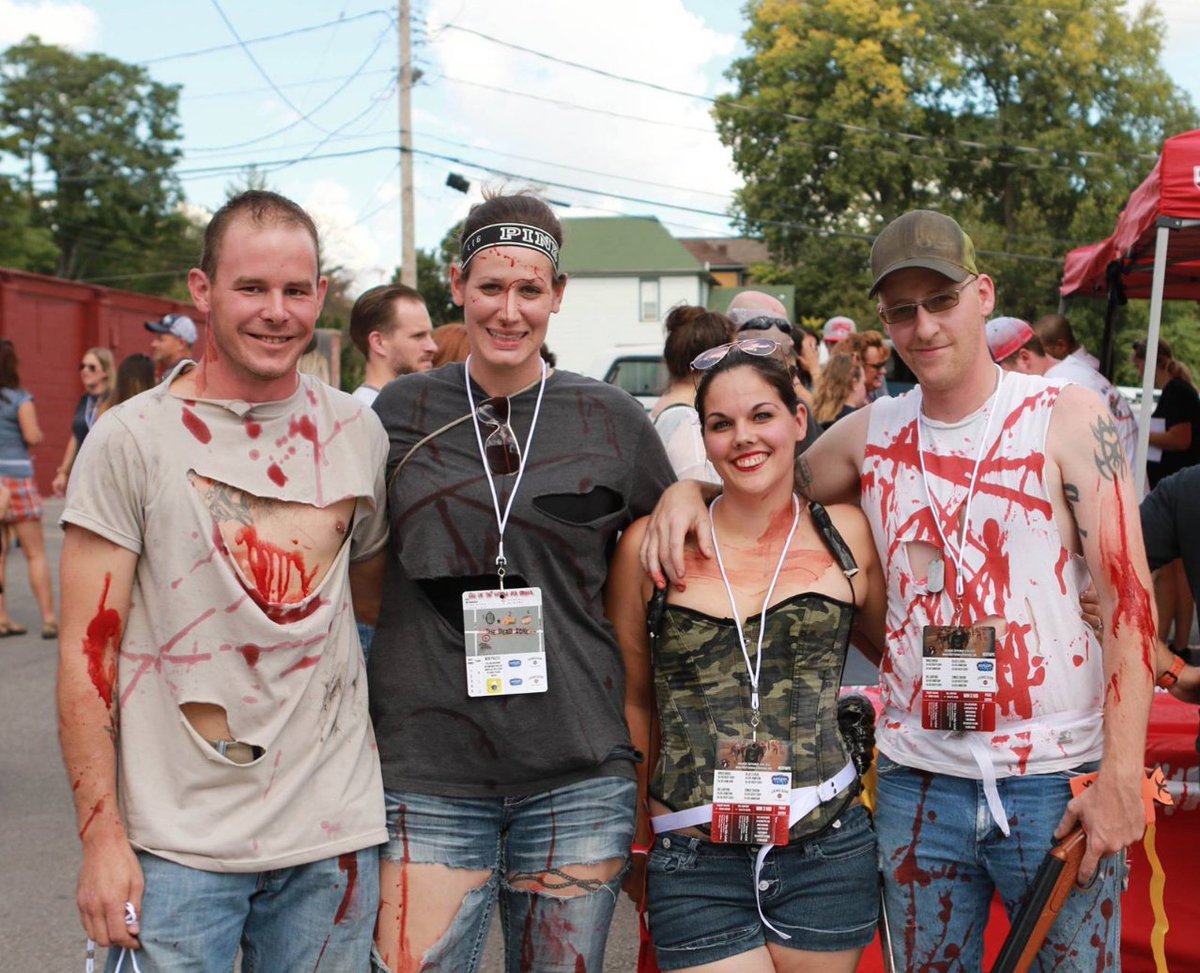 eotwpc's tweet photo. It's only a scratch... #eotwpc #zombies #pubcrawl https://t.co/gfJmauu0vF