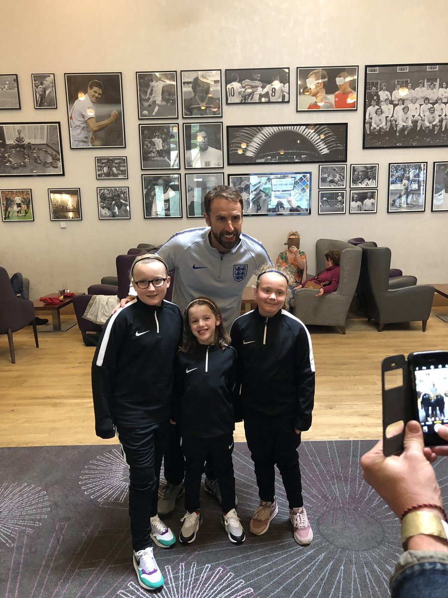 <a href="/lcfcwildcats/">Lichfield SSE Wildcats</a> with Gareth Southgate