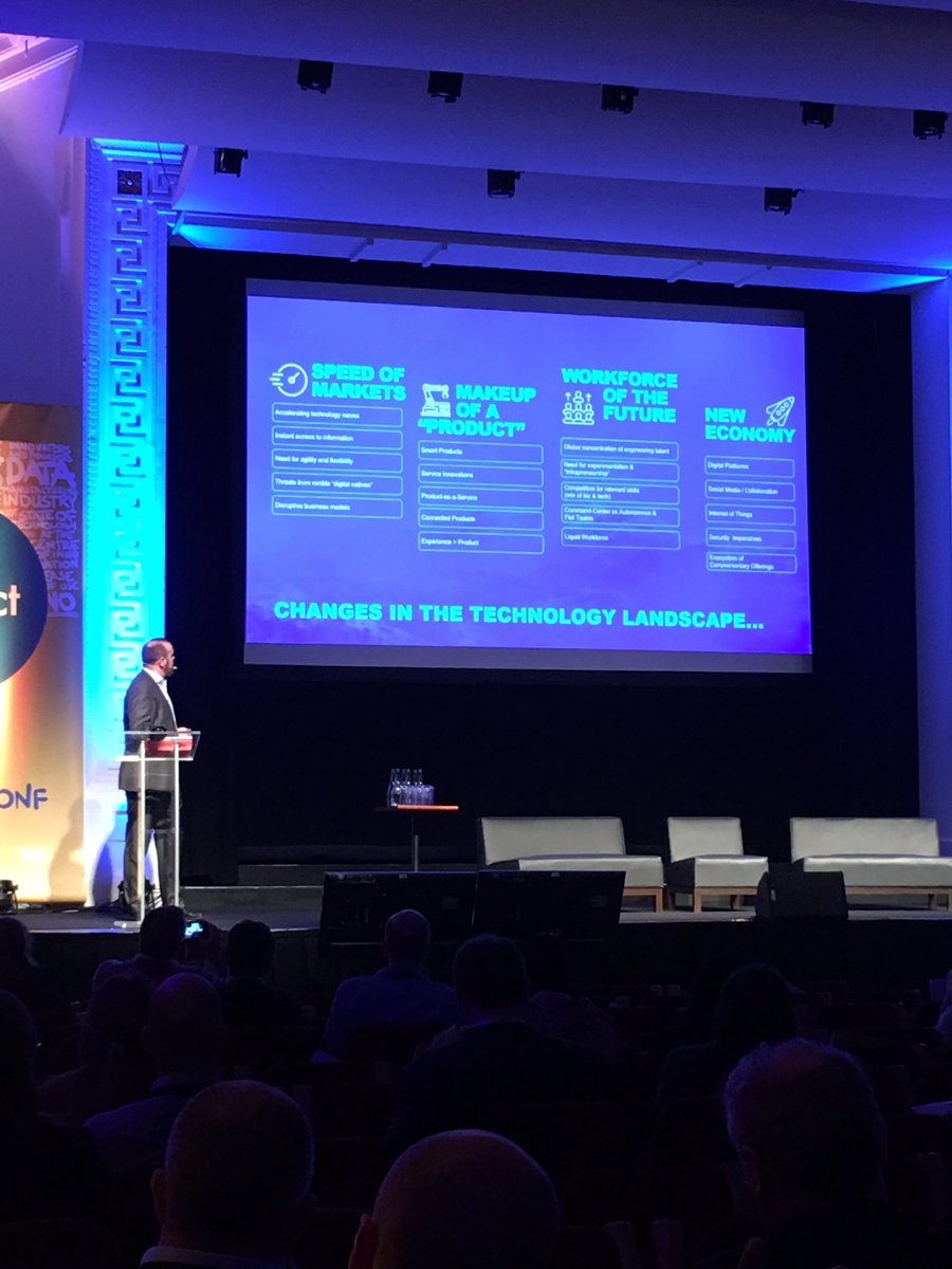 LauraEnnis91's tweet photo. New digital entrants into industries such as retail and aerospace are accelerating the speed of change and adoption of new technologies #AI #businesstransformation #digitisation #PredictConf https://t.co/UZ0XsXCPcZ