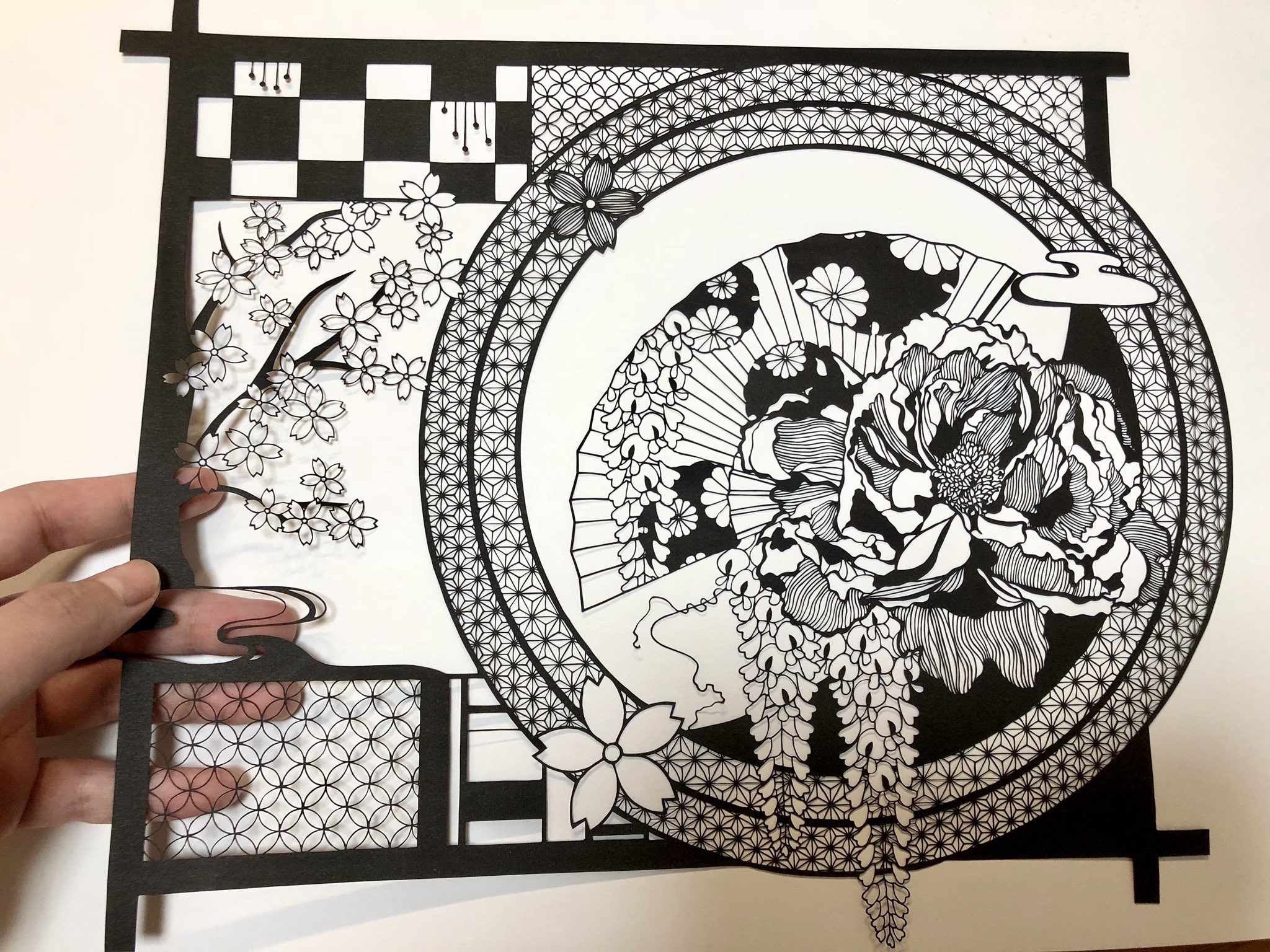 Uzivatel なつのき 切り絵 Na Twitteru 和柄がいっぱいの切り絵を作ってます 10月なのでフォロワーさんに自己紹介しようぜ 切り絵 Uzivatel なつのき 切り絵 Na Twitteru 和柄がいっぱいの切り絵を作ってます 10月なのでフォロワーさんに自己紹介しようぜ 切り絵