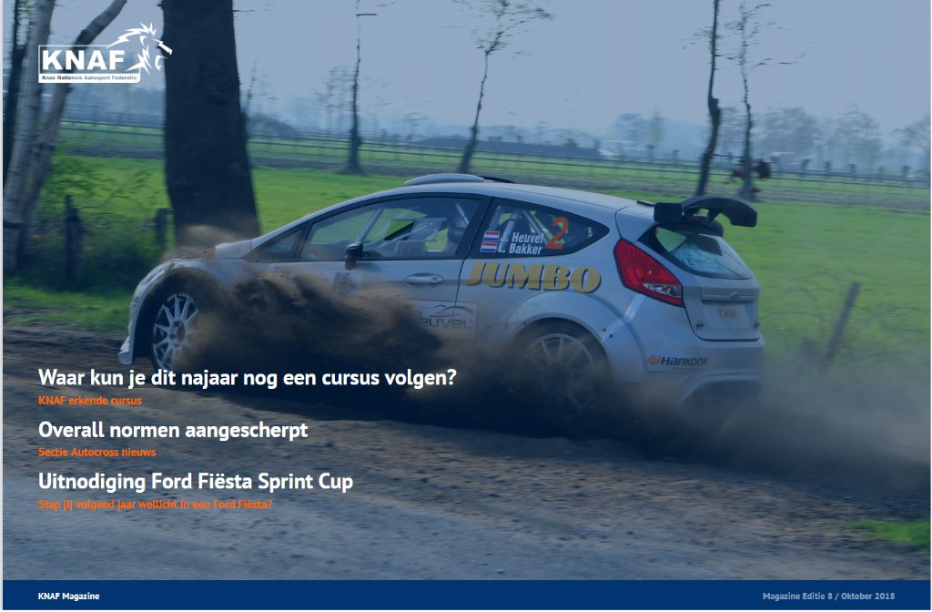 Lees hier het nieuwste KNAF Magazine editie 8 - mailchi.mp/knaf/knaf-maga…