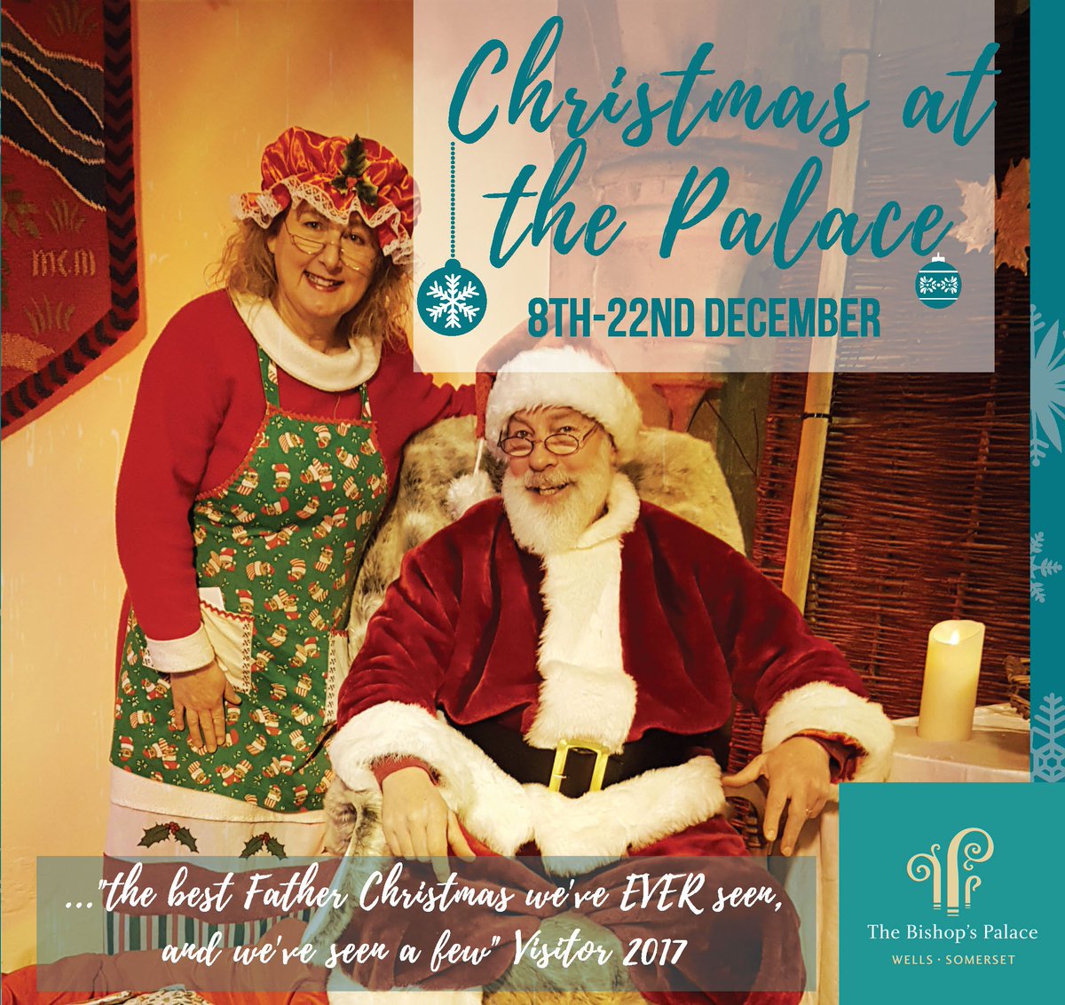 Father Christmas tickets are NOW ON SALE! Tickets are £5 and include entrance to Palace &amp; Gardens #Christmas <a href="/VisitWells/">Visit Wells</a> <a href="/VisitSomerset/">Visit Somerset</a> ticketsource.co.uk/thebishopspala…