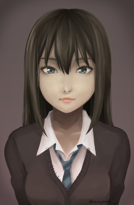 塗りで描いたしぶりん 