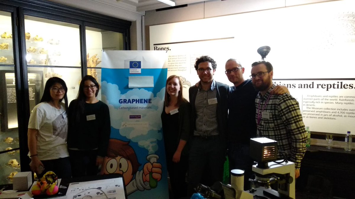 CntmMcr's tweet photo. Some of our researchers who took part in Science Uncovered last week @McrMuseum #SU2018 #europeanresearchersnight #Outreach #STEM 
Amazing night, we got to speak to so many people interested in the research we do here in #Manchester
@SineadSavageNeu @JIWarrington @Gravagnuolo_A_M https://t.co/C93ESPcYcr