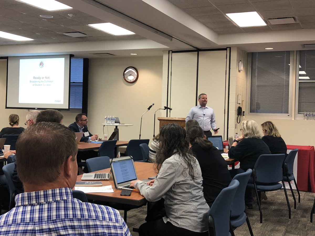 The #RedefiningReady tactical team is back together today at <a href="/District214/">District 214</a> starting with a challenge from <a href="/DSchuler1970/">David Schuler</a> to remember our “why.”