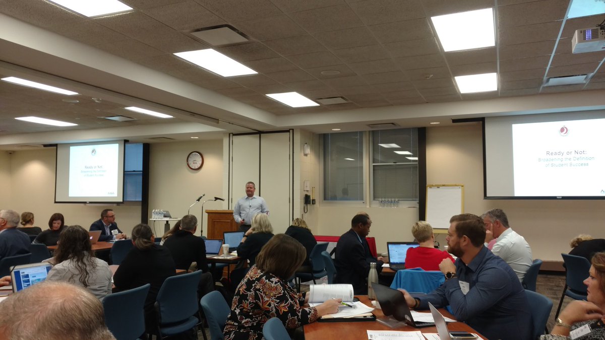 Day 2 of <a href="/RedefiningReady/">Redefining Ready</a> is in progress at <a href="/District214/">District 214</a>.  Great initiative for schools to prepare our kids to be ready for their next chapter after high school! #RedefiningReady