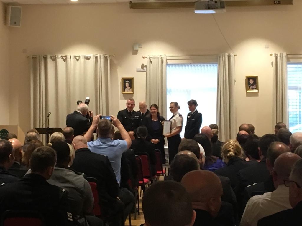 MerseysidePCC's tweet photo. Following on from #CFA2018, more examples highlighting the commitment &amp; skill of @MerseyPolice officers &amp; staff at today's local #policing recognition ceremony @palcentre - so inspiring to hear! Well done &amp; thanks again to all those receiving awards - Deputy #PCC @emilyspurrell https://t.co/ejzaauT1fX