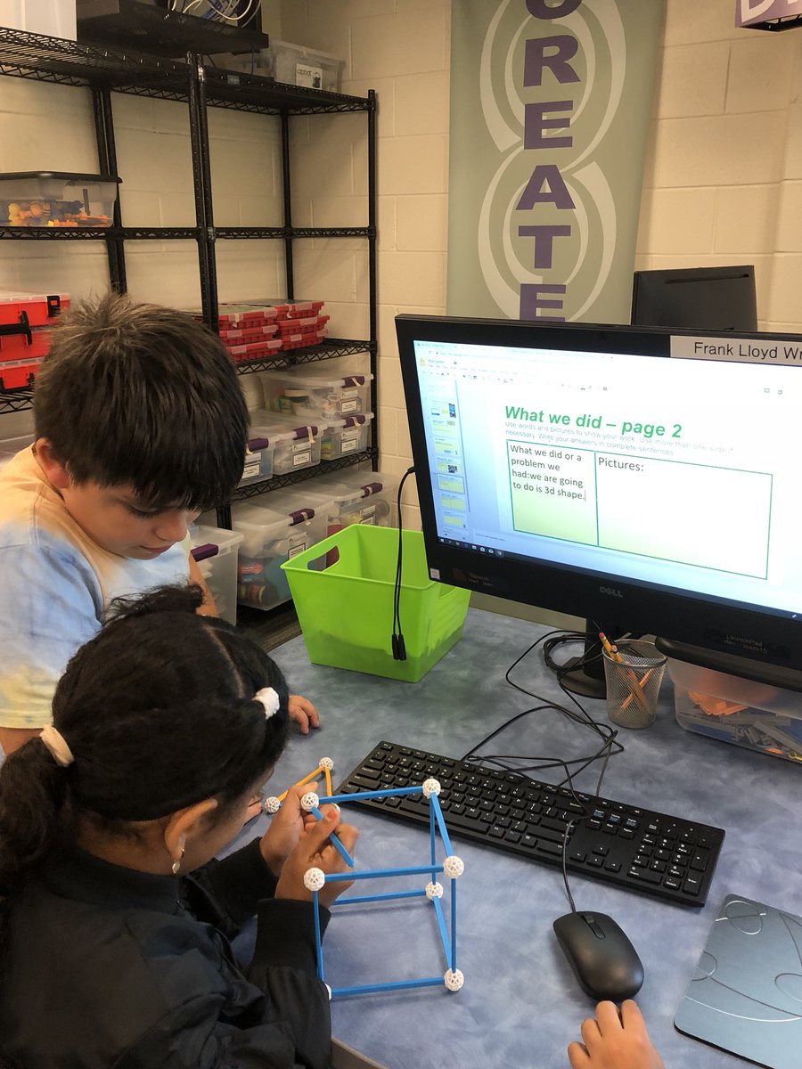 MrsElayan213's tweet photo. Documenting our work building 2D &amp; 3D Shapes in our E-Portfolios. @RidgeLawnLab #cridgepride #thirdgradeengineers #steamlab https://t.co/fDhucUKjtl