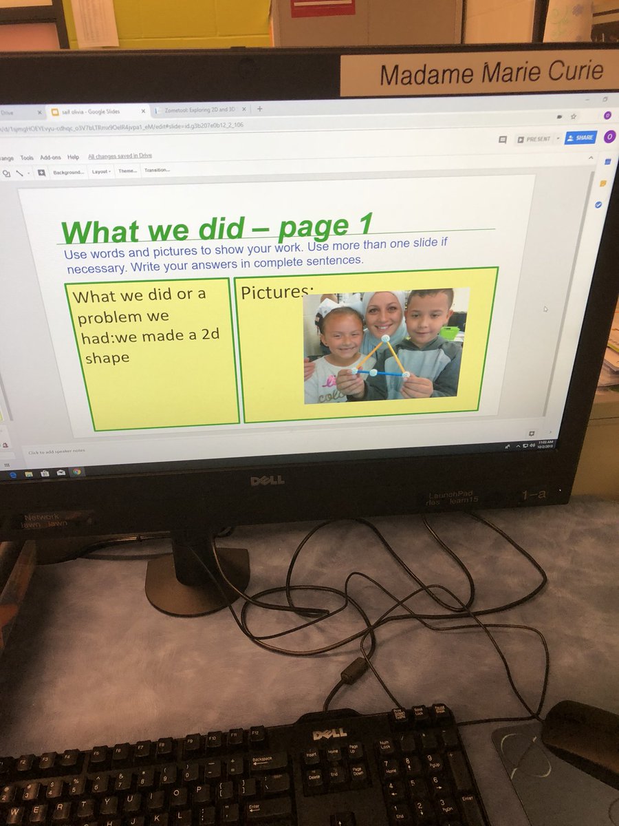MrsElayan213's tweet photo. Documenting our work building 2D &amp; 3D Shapes in our E-Portfolios. @RidgeLawnLab #cridgepride #thirdgradeengineers #steamlab https://t.co/fDhucUKjtl