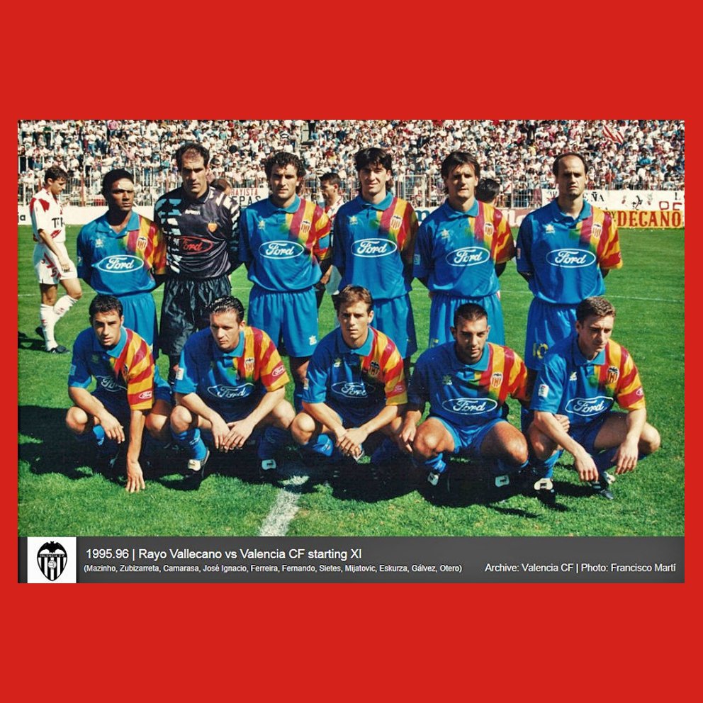 ウェア Valencia CF 95/96  Uniform Valencia 1995 19996 CAMISETA FOOTBALL SHIRT 14# JOSE IGNACIO