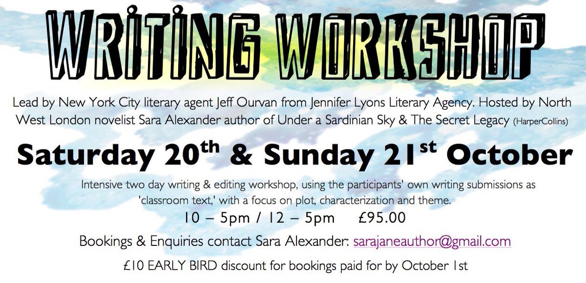 Are you ready to carve out time for your Creativity? Yearning for professional feedback in a relaxed, lively and focused atmosphere? Gift yourself a little time to write. Always. @WriteWorkshopNY <a href="/edbaileybailey/">Ed Bailey</a> <a href="/PenelopeRawlins/">Penelope Rawlins 💜</a> @SusieRids <a href="/nectariavidal/">vicky vidalaki</a>