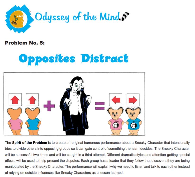 OotMIndia's tweet photo. https://t.co/EJIAnL122S

Long-Term Problems is the first step of problem solving in Odyssey of the Mind. Long Term problems are different every year. https://t.co/kq1dpeZYjv