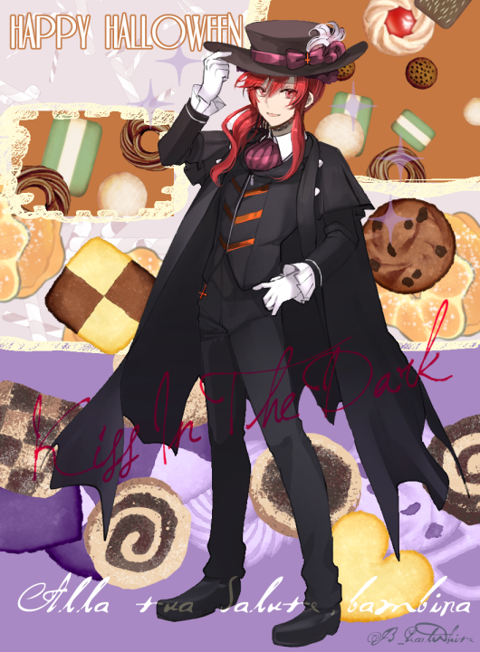 B_PearlWhite's tweet photo. @Host_bambina2 
（甘いモノ苦手なんで市販の評判良さげなクッキー配る営業スマイルで~す）
#AllaTSB_イベント https://t.co/0pMuD0SUJn
