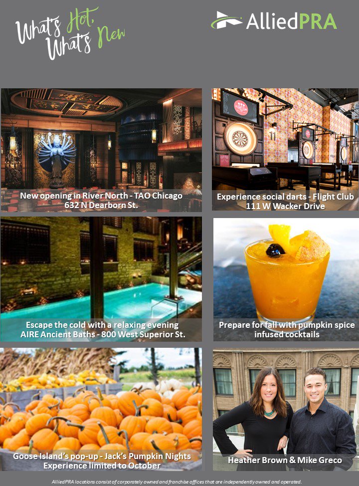 PRA_Chicago's tweet photo. Check out the latest #TuesdayTrends featuring fun fall themed activities and venues to try out! #eventprofs #ChicagoDMC https://t.co/A62TdUOtWE