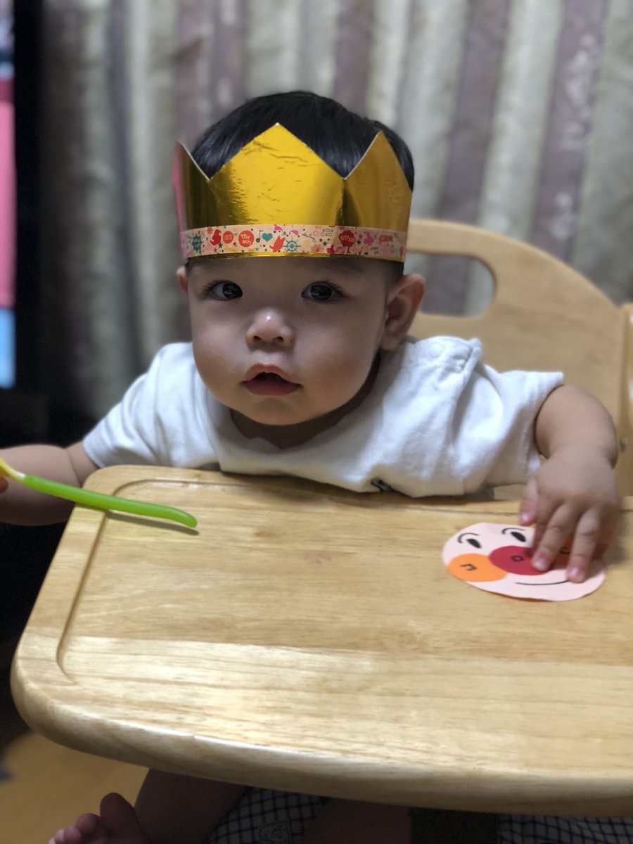 らーい今日で1歳㊗️😘
おめでとう👊🏻
