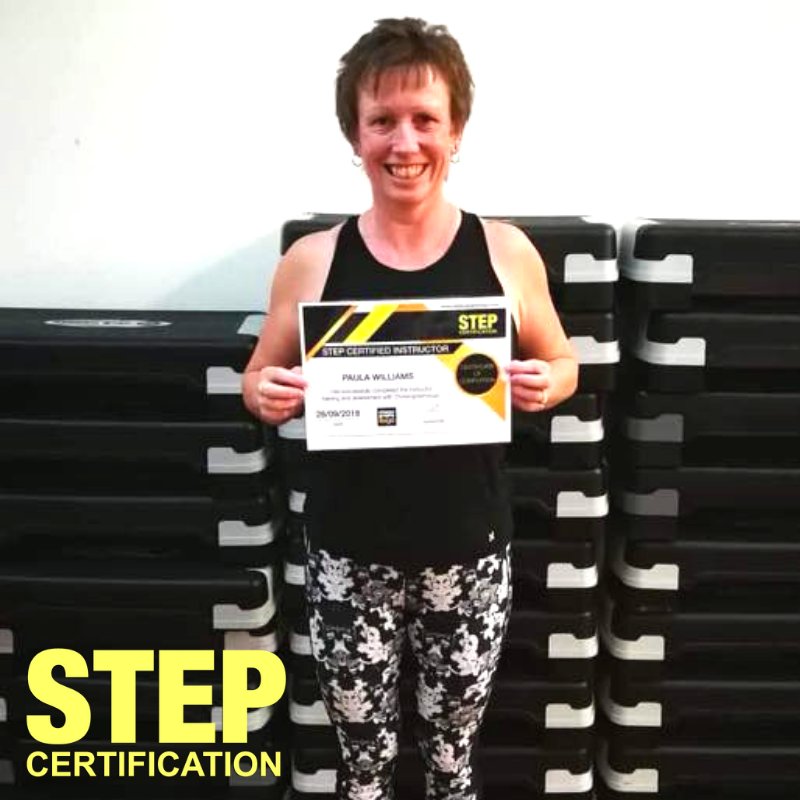 RachelHolmes's tweet photo. 👟New #Step Certified #Instructor with #ChoreographyToGo 👟👟

Paula recently passed her Step #Certification Training with Choreography To Go with flying colours and wanted to share her story:

https://t.co/D5U7h7BbmP https://t.co/JLre4x9Vuz
