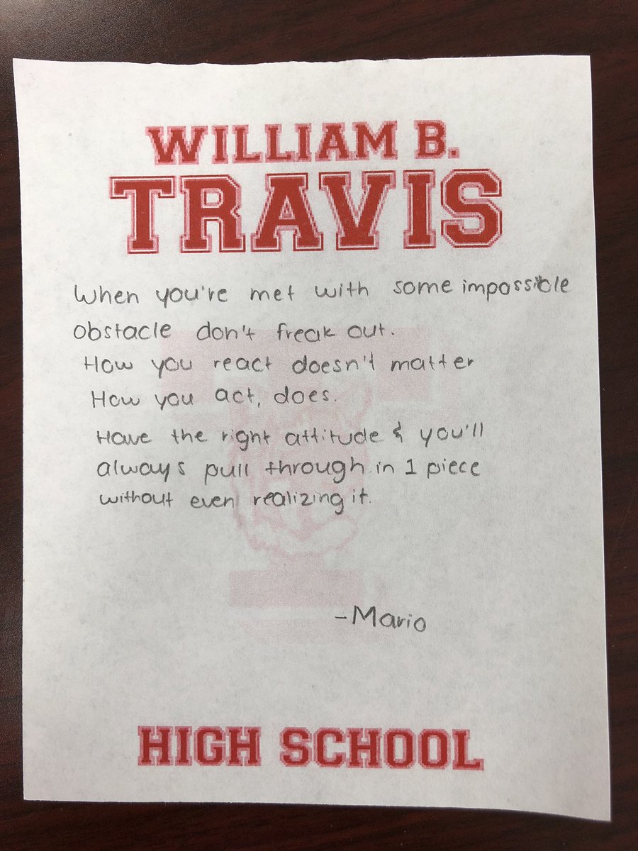 Excellent advice from Mario M. #TuesdayThoughts #AdviceFromASeniorTiger #RespectTheT #ThermometerOrThermostat