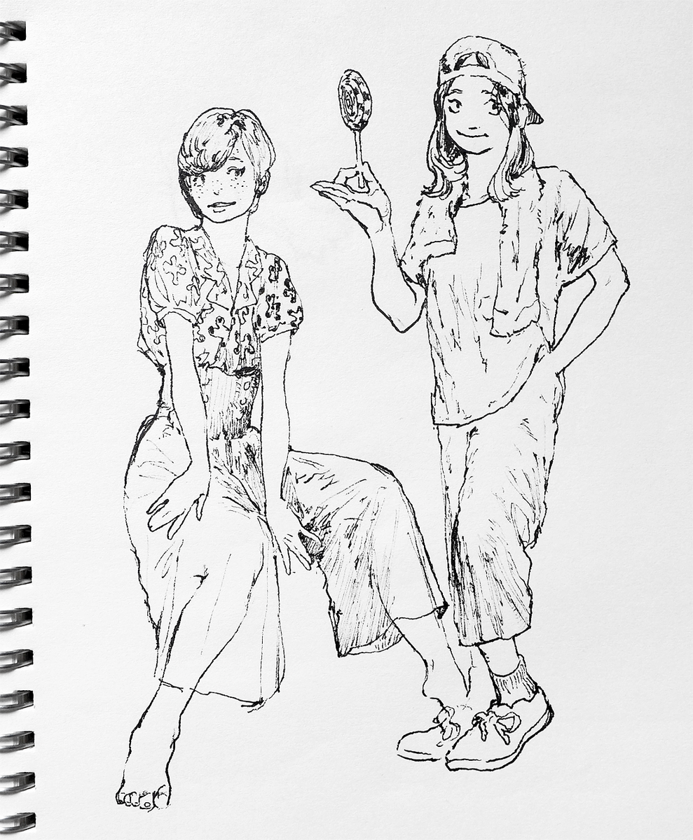 コミティア会場で描いた絵を見つけた 